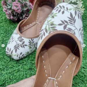 Premium Handcrafted Digital Print Khussa – Ethnic Women’s Footwear