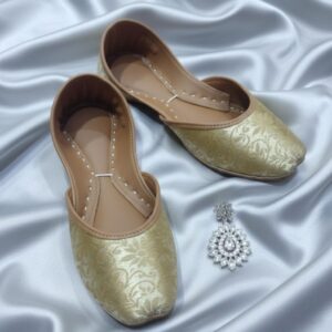 Premium Jamawar Khussa for Women – Ethnic & Festive Wear