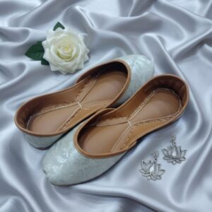 Premium Jamawar Khussa for Women – Ethnic & Festive Wea